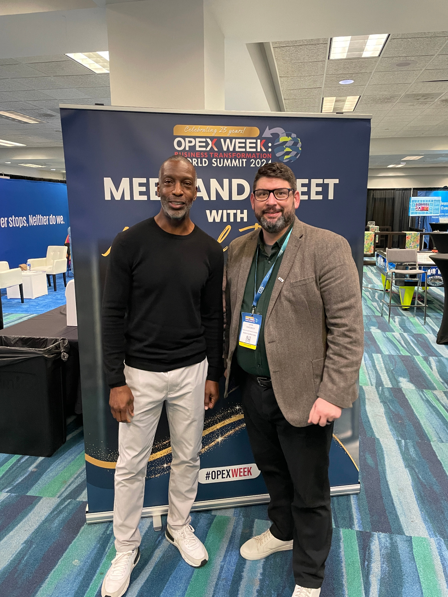 Leon at OpEx Week conference